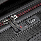 Traveler's Choice Maxporter II Polycarbonate Hardside Trunk with Spinner Wheels, Black, 22-Inch Carry-on Luggage