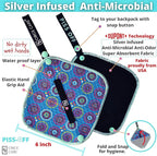 Pee Cloth: Silver Infused Pee rag for Women who Pee Outdoors, Reusable Absorbent Wipes, Eco-Friendly alt. to Toilet Paper, Hygienic Female Urination Solution for Camping, Hiking, Travel.