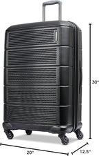 American Tourister Stratum 2.0 Expandable Hardside Luggage with Spinner Wheels, 28" SPINNER, Jet Black