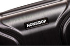 NONSTOP NEW YORK Luggage Expandable Spinner Wheels hard side shell Travel Suitcase Lightweight, TSA Lock, Double USB Port (Black, Checked-Medium 24-Inch)