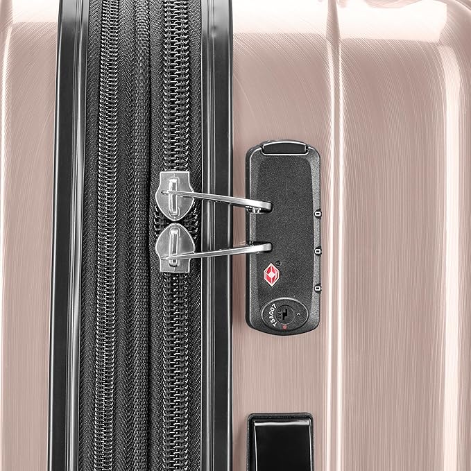 Samsonite Winfield 2 Hardside Expandable Luggage with Spinner Wheels, Artic Pink, Checked-Large 28-Inch