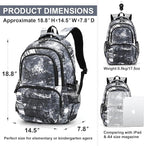 rickyh style Lightweight Elementary Durable Backpack Student Kids Waterproof Backpack