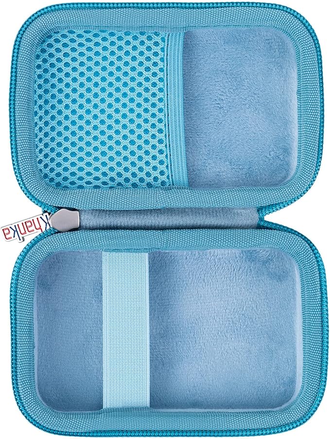 Khanka Hard Travel Case Replacement for Anker 621/622 / 633 Magnetic Battery (MagGo), 5000mAh 10000mAh Magnetic Wireless Portable Charger, Case Only (Blue)