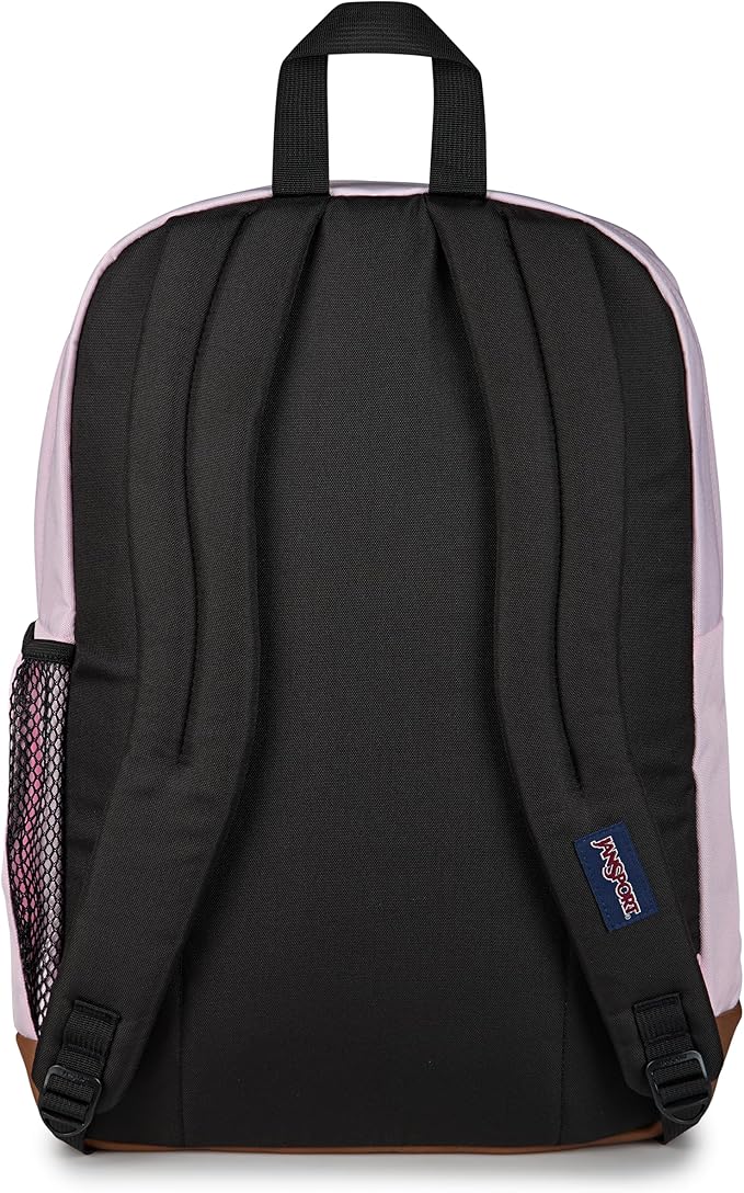JanSport Cool Backpack with 15-inch Laptop Sleeve, Large Computer Bag Rucksack with 2 Compartments, Ergonomic Straps, Pink Ice