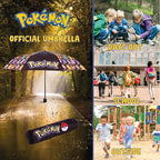 Pokémon Pokemon Umbrella for Adults Teens Kids - Folding Telescopic Umbrella Lightweight Travel School Work Gifts