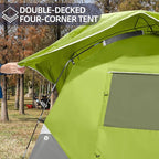 CAMEL CROWN Tents for Camping 4/8 Person Waterproof Tent Quick Setup Folding Outdoor Backpacking Tents Family Hiking