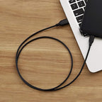 Amazon Basics USB-C to USB-A 2.0 Fast Charging Cable, 480Mbps Data Transfer Speed, USB-IF Certified, Durable, for Apple iPhone 16/15, iPad, Samsung Galaxy, Tablets, Laptops, 3 Foot, Black