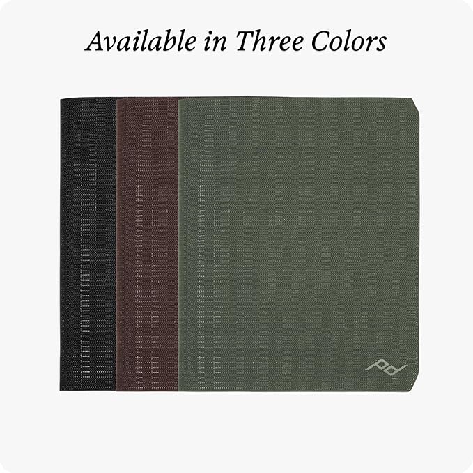 Peak Design Passport Wallet, Black, Ultra-Slim Profile, Weatherproof TerraShell Fabric, RFID Blocking, Minimalist Design and Magnetic Closure, with Quick Access Passport Sleeve