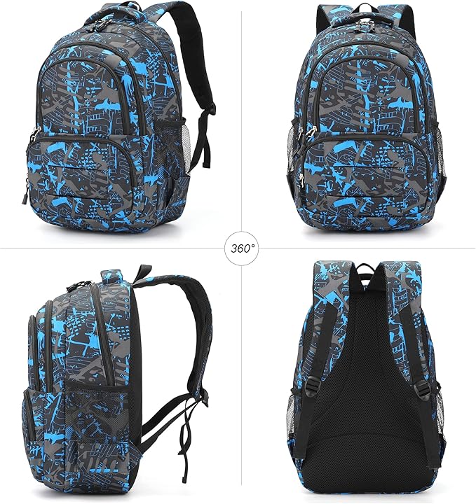 rickyh style Lightweight Elementary Durable Backpack Student Kids Waterproof Backpack
