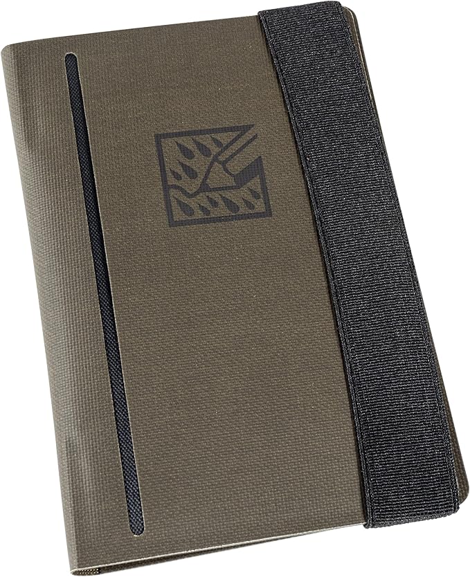 Rite in the Rain Monsoon Field Wallet, 3.5” x 5.5”, EDC, Water Resistant TPU fabric (No. P971-M)