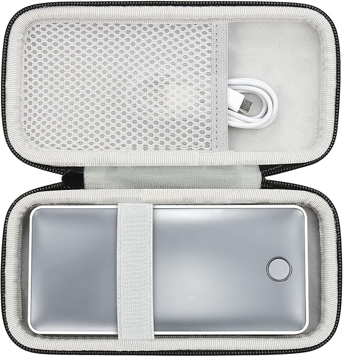 khanka Hard Travel Case Replacement for Anker 325/535 Power Bank PowerCore 20K Portable Charger 20000mAh, Case Only (Inside White)