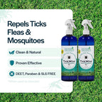 3 Moms Organics, TickWise 16oz Extra Strength Double Mama 2-Pack - DEET- Free, Tick and Insect Repellent, Plant Based Essential Oils, All Natural Ingredients, Safe for Kids, Adults, Dogs & Horses