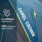 CAMEL CROWN Tents for Camping 4/8 Person Waterproof Tent Quick Setup Folding Outdoor Backpacking Tents Family Hiking