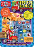 TS Shure by Bendon Big Rig Trucks Bingo Games Mini Magnetic Activity Tin with Spinner and Foam Magnet Sheet 50523