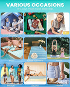 Antfuny 8 Packs Turkish Beach Towels Yoga Blanket Gym Workout Towel 2024 Women Birthday Gift Ideas for Mom Day Mother Grandma Wife Sister Girlfriend Her Friend Appreciation Thank You