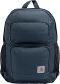 Carhartt 27L Single-Compartment Backpack, Durable Pack with Laptop Sleeve and Duravax Abrasion Resistant Base, Navy
