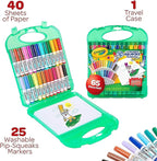 Crayola Pip-Squeaks Washable Marker Set (65ct), Coloring Set, Drawing Art Supplies for Kids, Spring Craft Kit, Travel Activity, Gifts for Kids