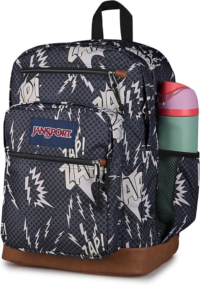 JanSport Cool Backpack with 15-inch Laptop Sleeve, Large Computer Bag Rucksack with 2 Compartments, Ergonomic Straps, High Voltage