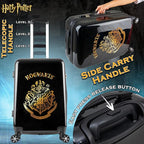 Harry Potter Suitcase for Kids Teens Hogwarts Hard Shell Luggage Rolling Suitcase 4 Wheels Travel Essentials Vacations Trips (M/L26”xW16.5”, 60L, Black)
