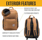 Carhartt 28L Dual-Compartment Backpack, Durable Pack with Laptop Sleeve and Duravax Abrasion Resistant Base, Navy