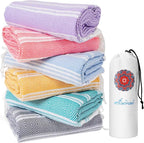 Antfuny 6 Packs Turkish Beach Towels Oversized Swim Set Bulk Quick Dry Bath Pool XL Big Blanket Adult Travel Essentials Cruise Accessories Sand Free Extra Large Must Have Clearance Vacation Stuff