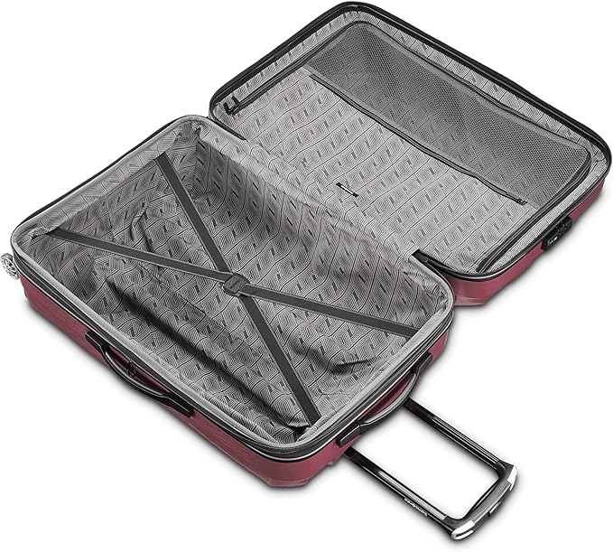 Samsonite Centric 2 Hardside Expandable Luggage with Spinner Wheels, 3PC (CO/MED/LG SPR), CORDOVAN