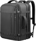 Roomy Carry On Backpack, Expandable Large Capacity Travel Backpack 1-7 Days with LifetimeWarranty,Fits18.4" Laptop,Water Resistant Anti Theft Carry on Laptop Backpack for Men Women,Flight Travel,Black