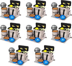 8-Pack – Dog Travel Essentials Kit – Food Storage, Bowls, Mat & Poop Bag Dispenser – Institutional Pet Supply Set