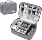 SELLYFELLY Electronics Organizer Travel Universal Cable Organizer Bag Waterproof Electronics Accessories Storage Cases for Cable, Charger, Phone, USB, SD Card, Hard Drives, Power Bank, Cords