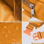 JSJ Mini Fanny Pack for Women & Men,Valentines Day Gifts for Girls Teens Kids Daughter Sister Her,Trendy Stuff Crossbody Bags Cute Everywhere Belt Bags. (Orange)