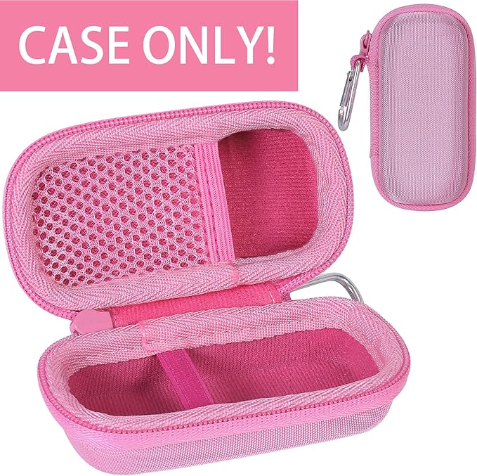 co2CREA Hard Case Compatible with Anker 621 Nano Power Bank 5,000mAh 12W Portable Charger, Pink Case