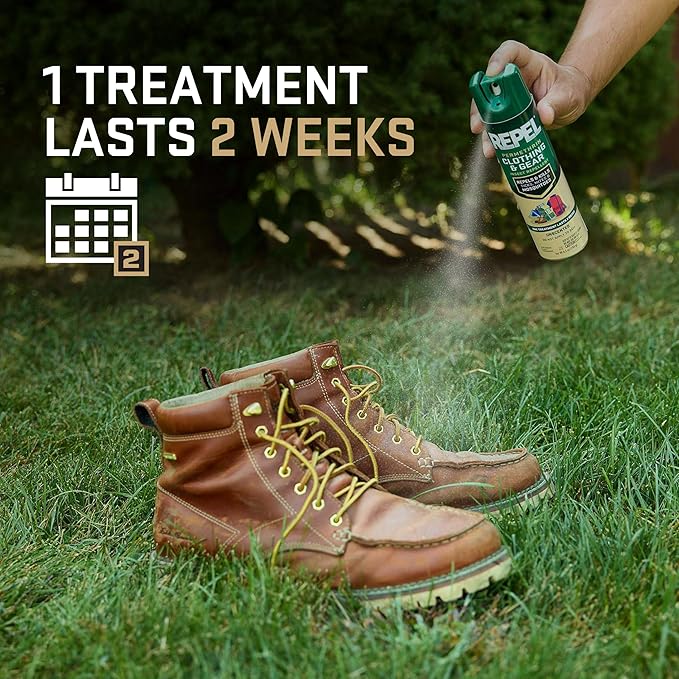 Repel Permethrin Clothing And Gear Insect Repellent, 6.5 Ounces, Aerosol Insect Repellent For Clothing And Gear Including Nets, Tents, Sleeping Bags And Backpacks