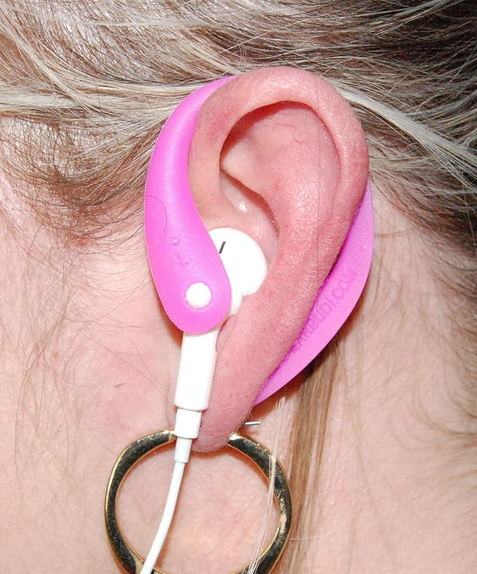 Flex - Compatible with Your Apple iPhone Wired EarPods | Attaches to Your Wired EarPods for iPhone Models | (Pink)