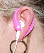 Flex - Compatible with Your Apple iPhone Wired EarPods | Attaches to Your Wired EarPods for iPhone Models | (Pink)