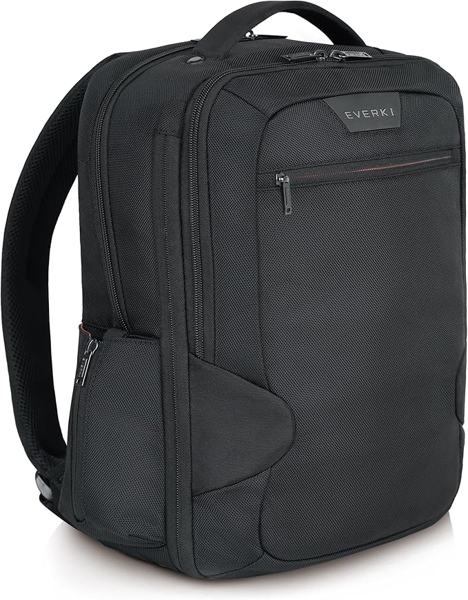 EVERKI Studio Expandable Laptop Backpack for Men & Women – Business and Travel Backpack, Carry-On Backpack for Office & Travel, Professional Backpack, 15-Inch MacBook & Laptop Bag, 26L Capacity, Black