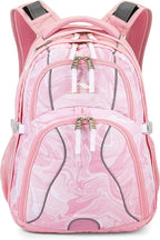 High Sierra Swerve Daypack, Pink Marble - Bubblegum Pink, One Size