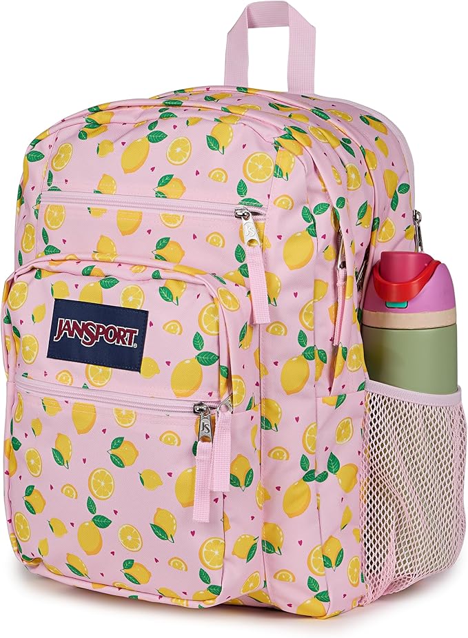 JanSport Laptop Backpack - Computer Bag with 2 Compartments, Ergonomic Shoulder Straps, 15” Laptop Sleeve, Haul Handle - Lemonade Stand