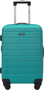 Wrangler Smart Spinner Hardside Luggage, 2 Piece Set, Teal