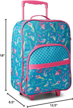 Stephen Joseph Kids' Luggage, Mermaid, One Size