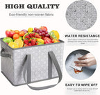 WISELIFE Reusable Grocery Bags [4 Pack],Large Grocery Tote Bag Water Resistant Shopping Bags Foldable Grocery Bag for Clothes,Shoes and Picnic