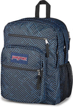 JanSport Laptop Backpack - Computer Bag with 2 Compartments, Ergonomic Shoulder Straps, 15” Laptop Sleeve, Haul Handle - Team Stripes