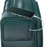 Samsonite UpLIFT Lightweight Medium Checked Softside Luggage with Spinner Wheels - Expandable - Airline-Approved, Polyester Soft Suitcase for Ultra Light Travel - Emerald Green