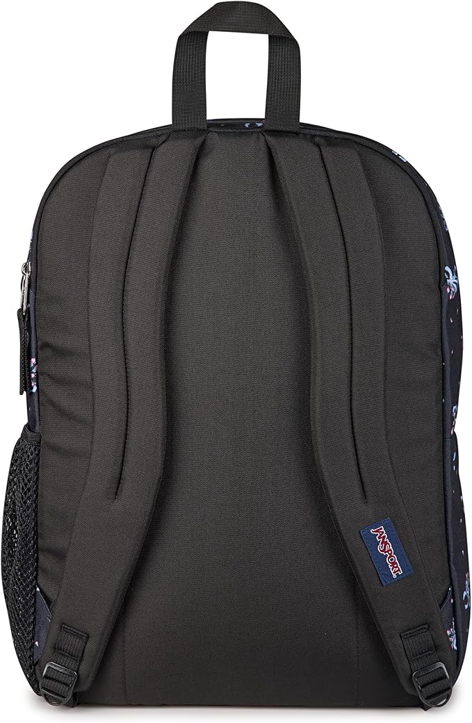 JanSport Laptop Backpack - Computer Bag with 2 Compartments, Ergonomic Shoulder Straps, 15” Laptop Sleeve, Haul Handle - Pastel Petals - Black