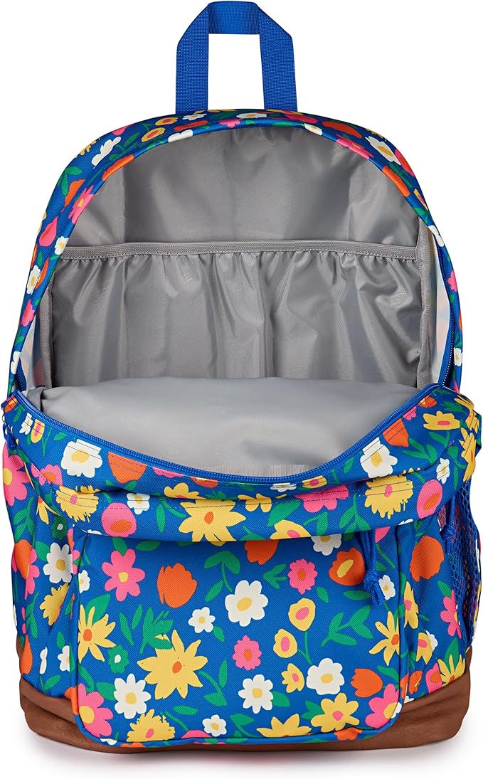 JanSport Cool Backpack with 15-inch Laptop Sleeve, Large Computer Bag Rucksack with 2 Compartments, Ergonomic Straps, Flower Market