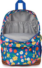 JanSport Cool Backpack with 15-inch Laptop Sleeve, Large Computer Bag Rucksack with 2 Compartments, Ergonomic Straps, Flower Market