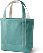 Lands' End Open Top Canvas Tote Bag