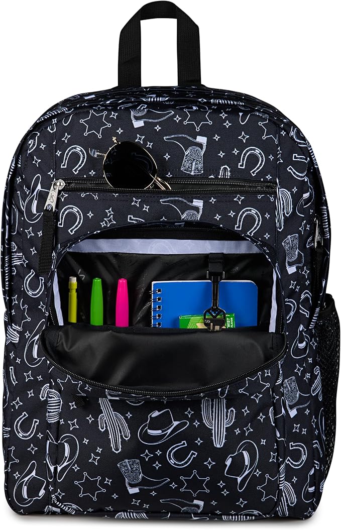 JanSport Laptop Backpack - Computer Bag with 2 Compartments, Ergonomic Shoulder Straps, 15” Laptop Sleeve, Haul Handle - Wild West Escape
