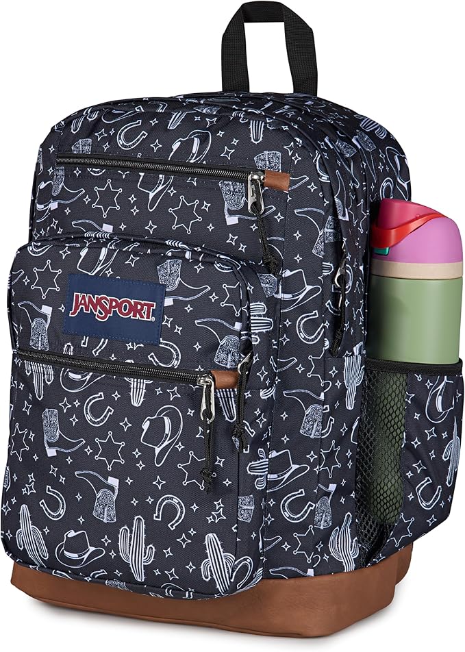 JanSport Cool Backpack with 15-inch Laptop Sleeve, Large Computer Bag Rucksack with 2 Compartments, Ergonomic Straps, Wild West Escape