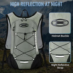 Lightweight Hydration Backpack, Running Backpack with 2L Water Bladder, Hydro Water Daypack for Cycling Hiking Rave for Men Women