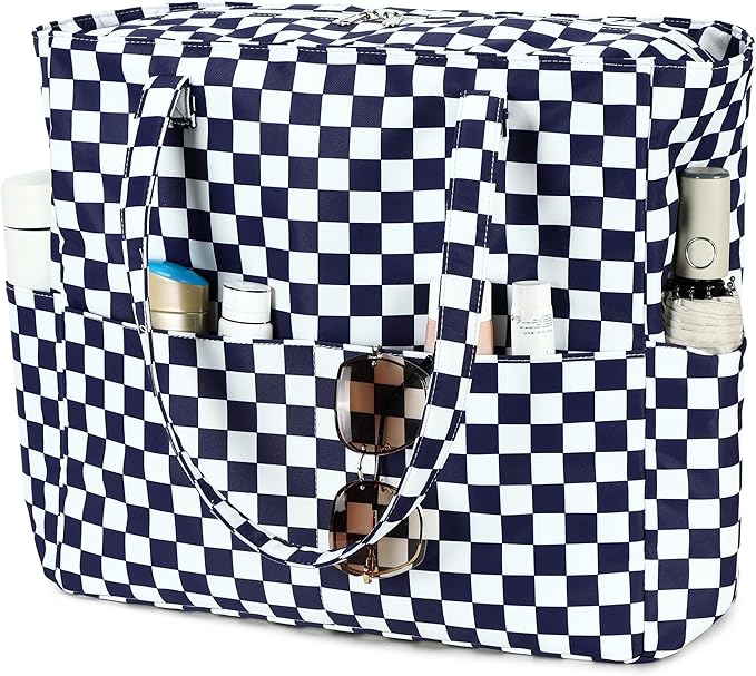 Bluboon Waterproof Beach Tote Pool Bags for Women Ladies Extra Large Carry On Bag With Wet Compartment for Weekender Travel